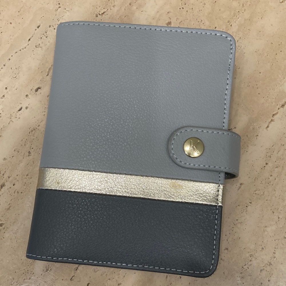 Kikki K Gray and Gold Planner